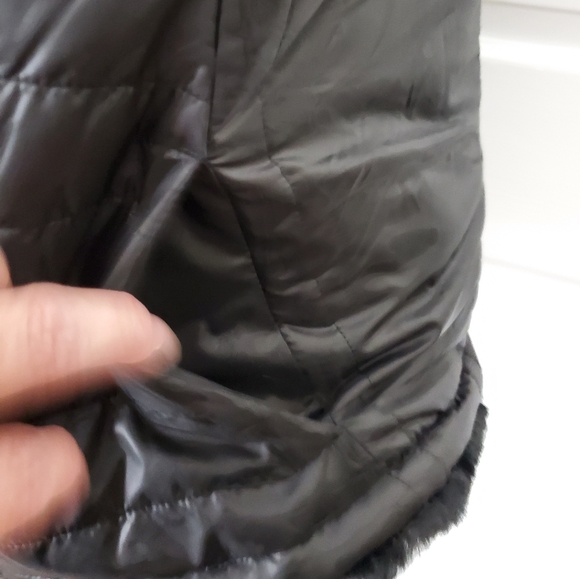 Nicole Miller Original Reversible Faux Fur Puffer Vest - Picture 5 of 16